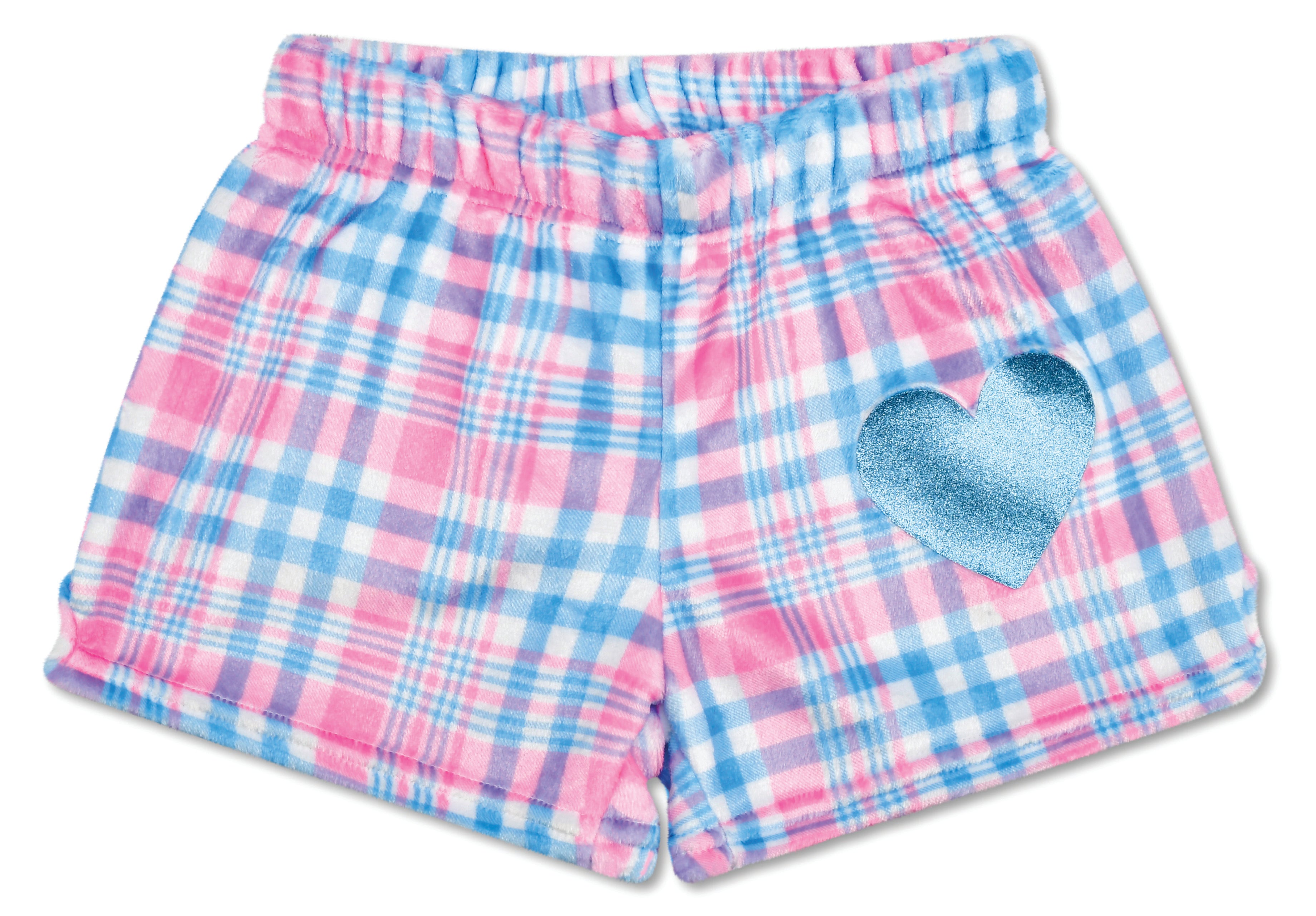 Theme Varsity Plush PJ Shorts