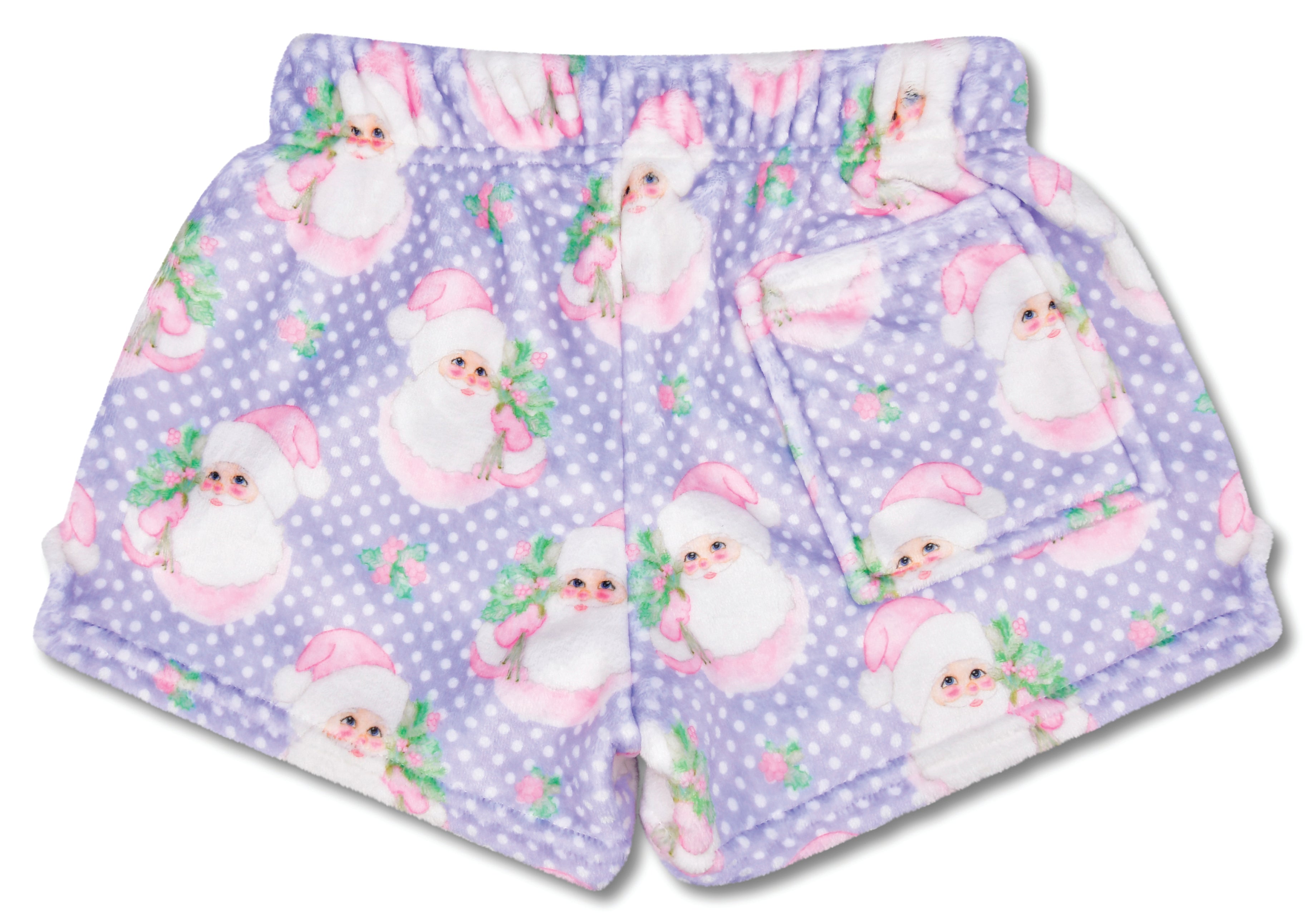 Sweet Santa Plush PJ Shorts