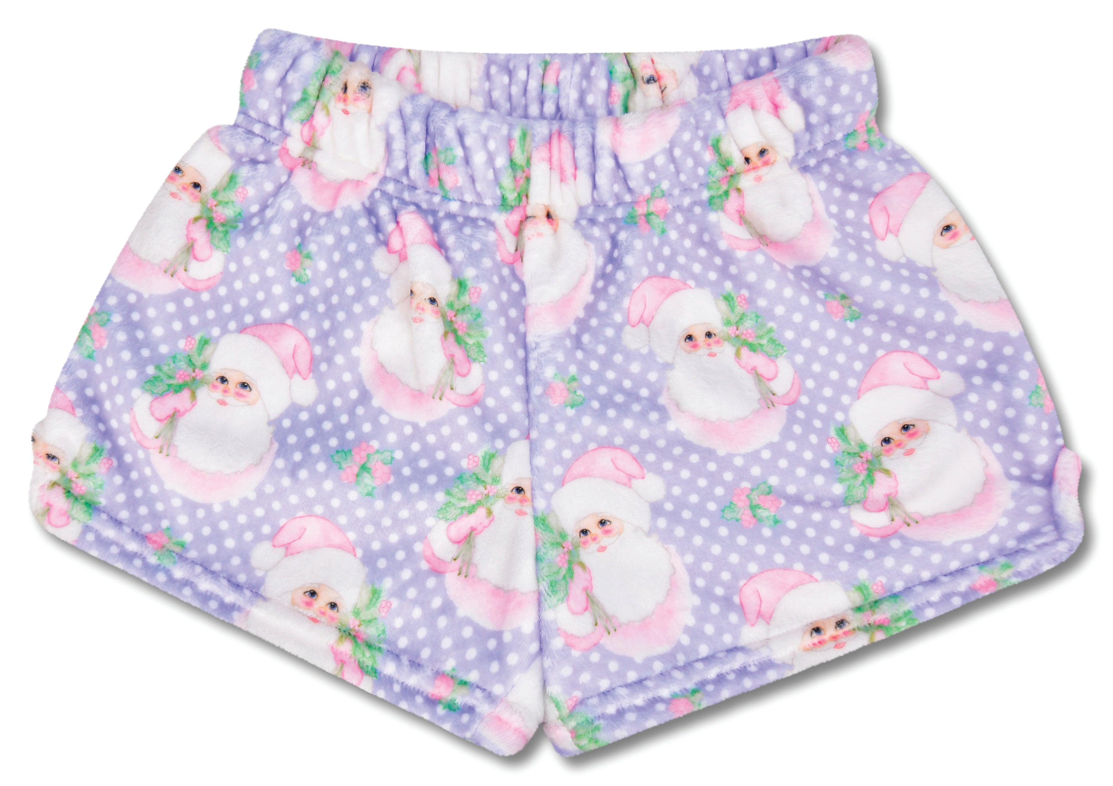 Sweet Santa Plush PJ Shorts