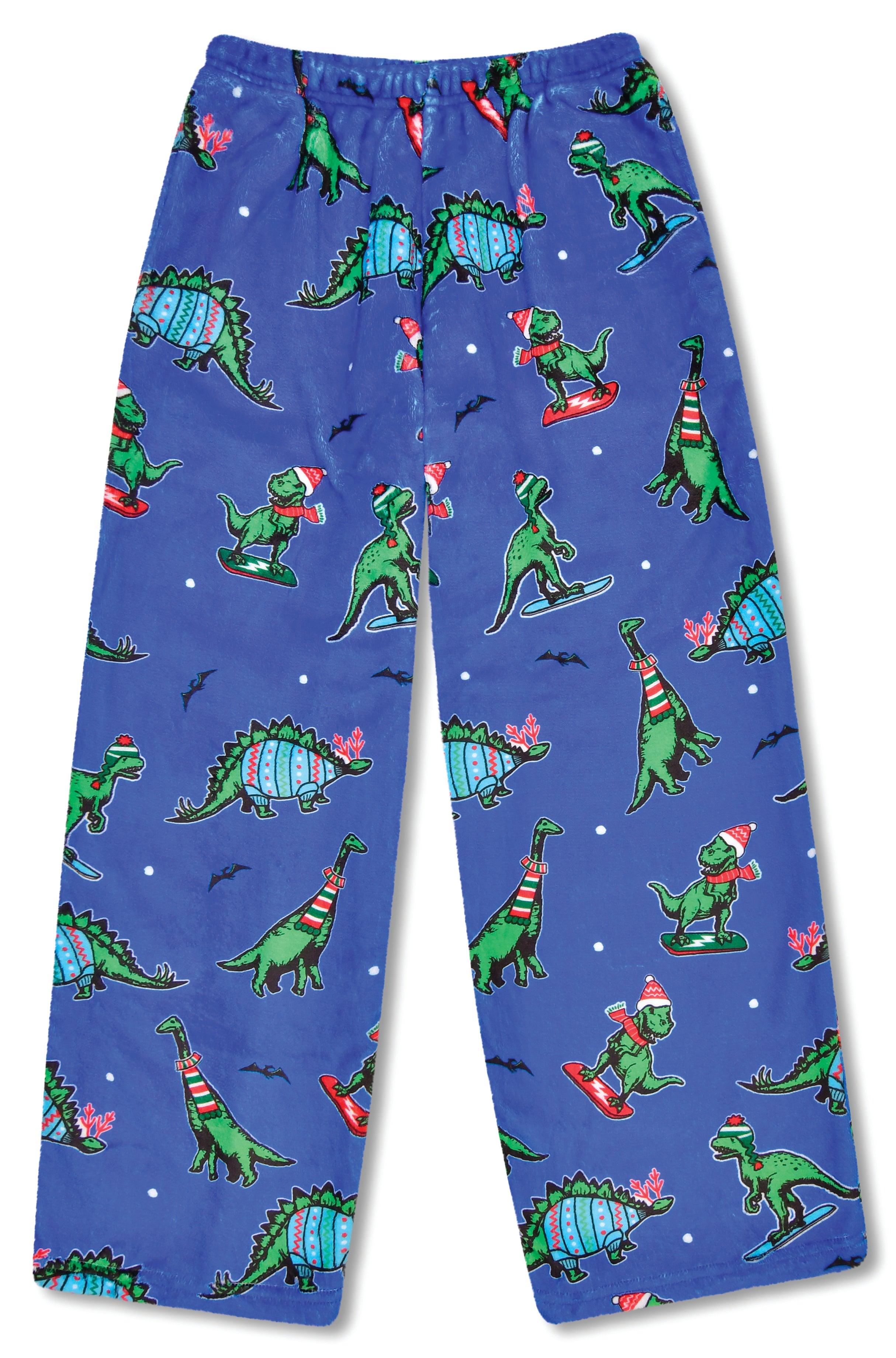 Holiday Dino Plush PJ Pants