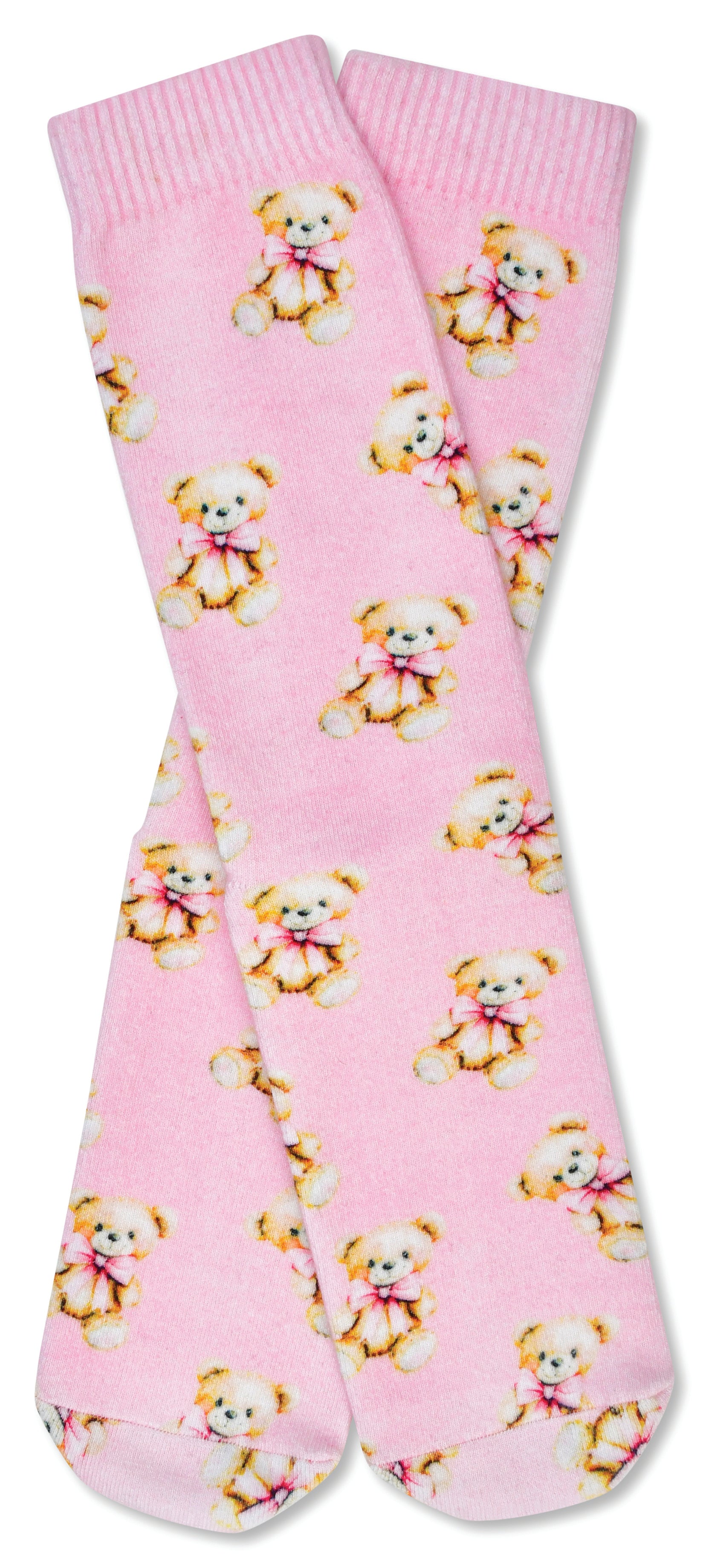 Beary Cute Pink Socks