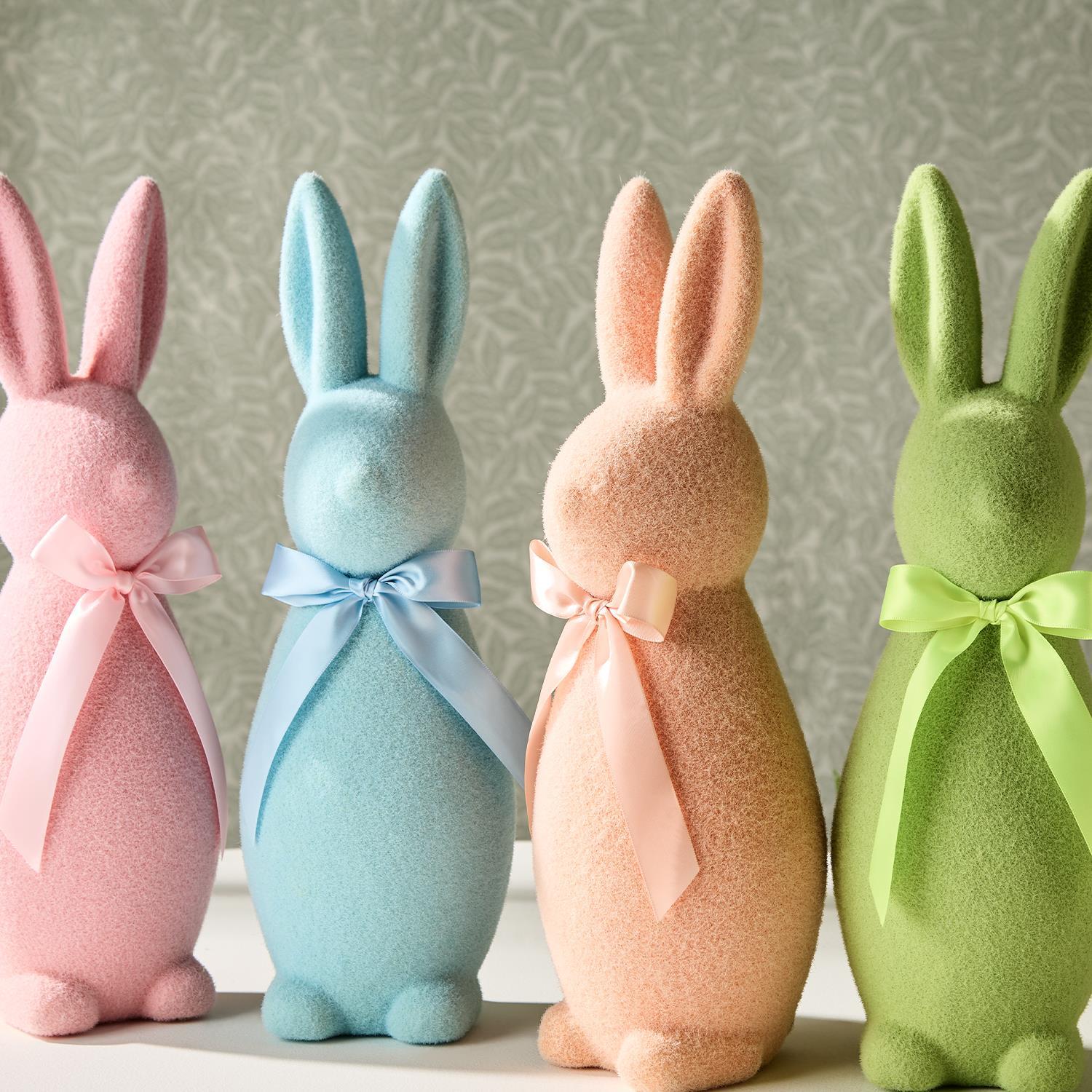 Flocked Easter Bunny