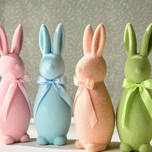 Flocked Easter Bunny