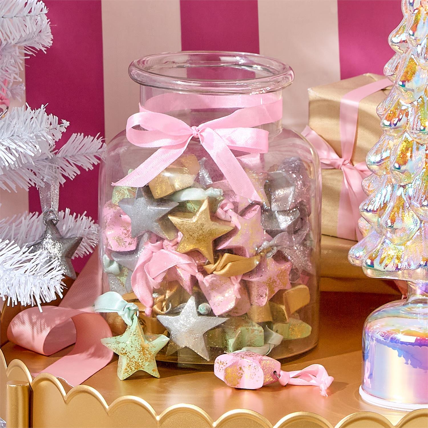 Star Bright Metallic Ornament