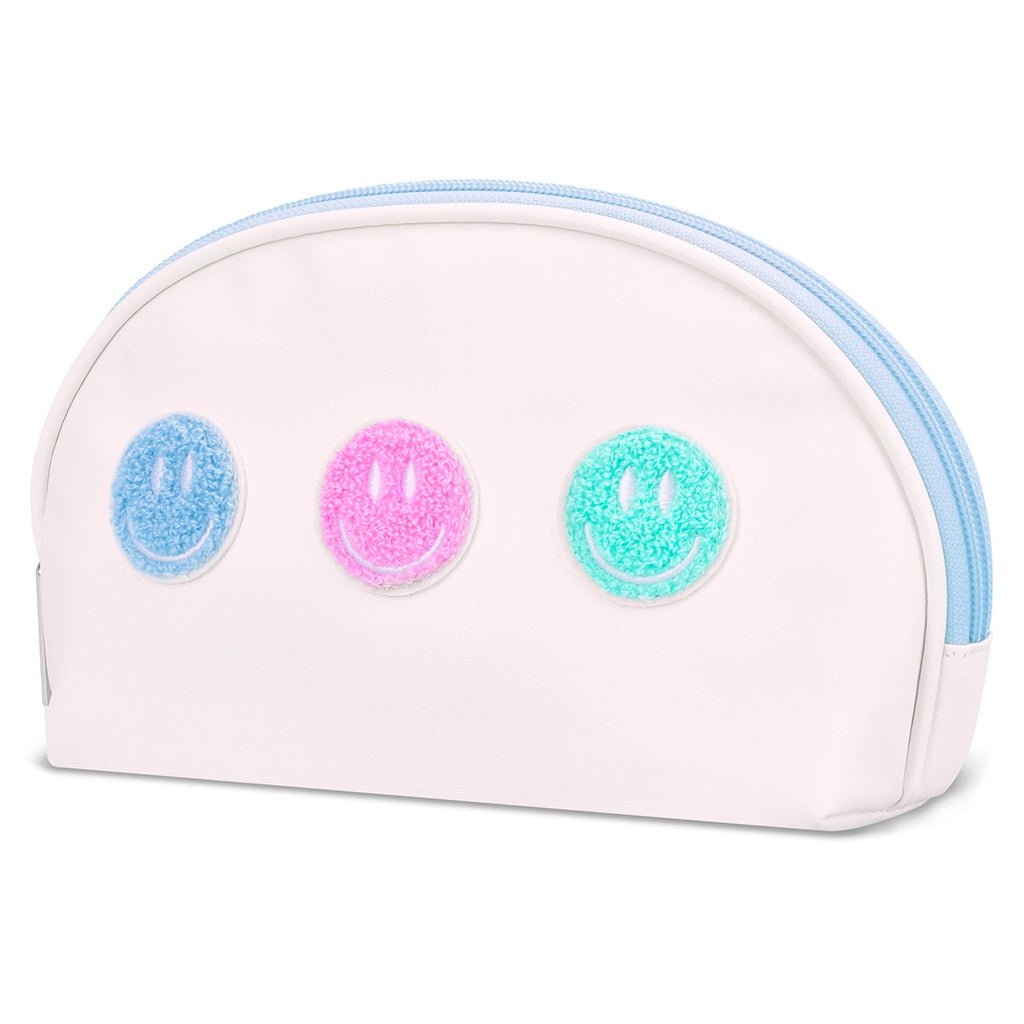 Made You Smile Oval Cosmetic Bag