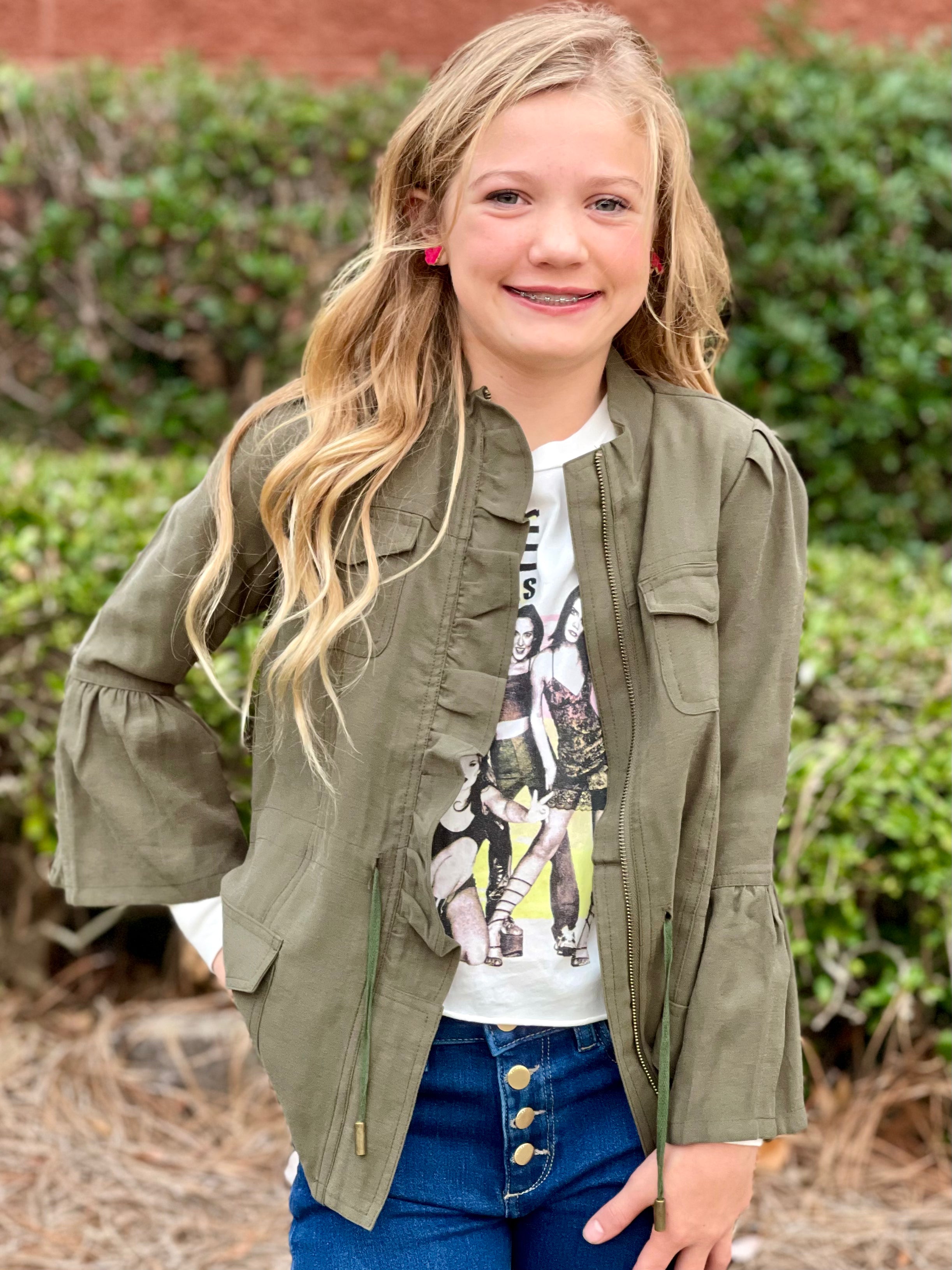 Lightweight Ruffle Jacket