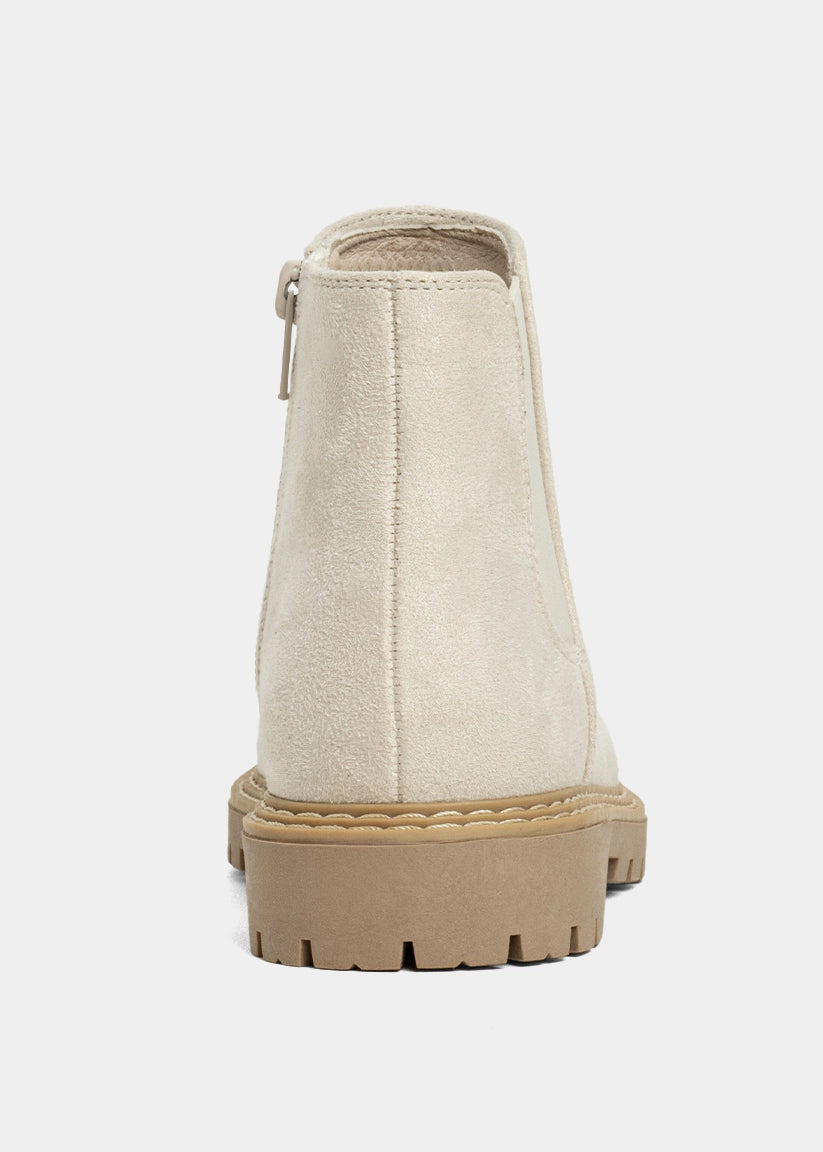 Shu Shop Zophie Light Grey Suede Boots