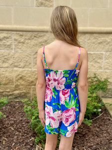 Technicolor Smocked Romper
