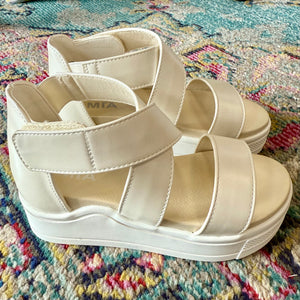MIA Minka II Bone Pearl Sandal