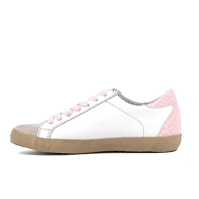Shu Shop MIA Light Pink Snake Sneakers