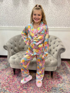 Tweenstyle Smiley Print PJ Set