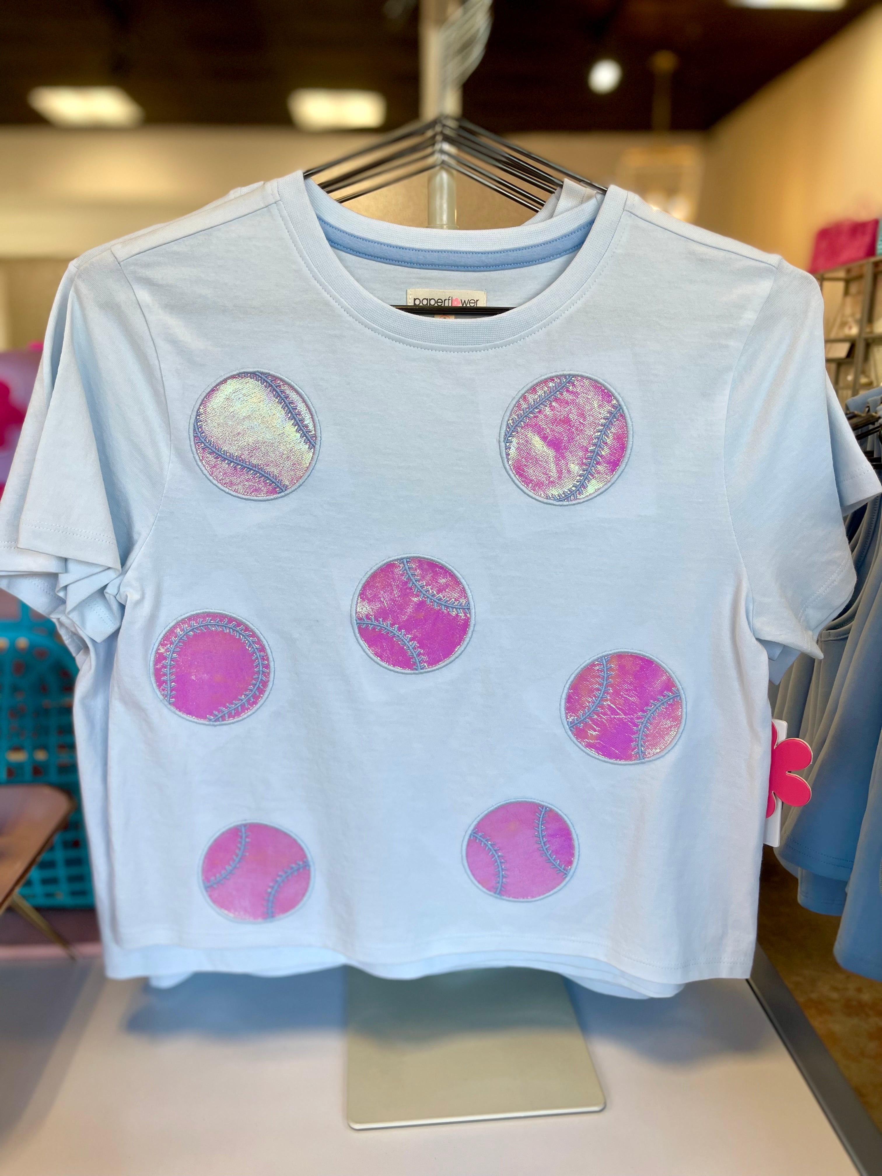 Baseball Applique Tee