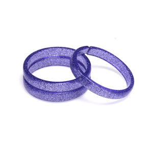 Glitter Purple Bangles