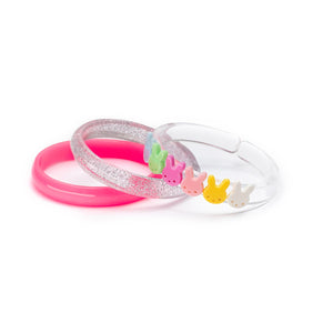Bunnies Neon Pink Bangles