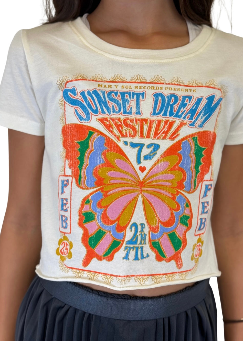Sunset Dreams Cropped Tee