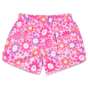 Groovy Smiles Plush PJ Shorts
