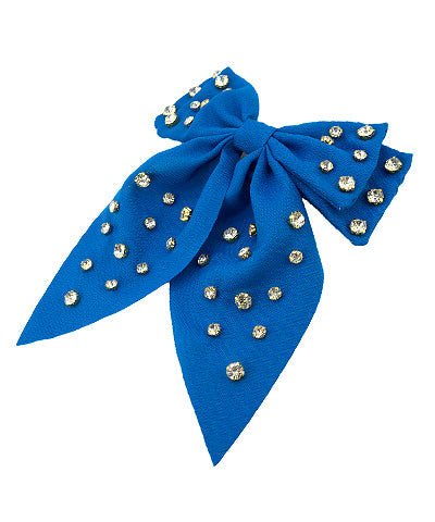 Game Day Jeweled Hair Bow