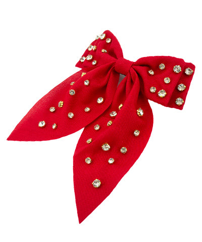Game Day Jeweled Hair Bow
