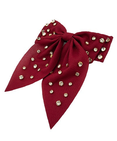 Game Day Jeweled Hair Bow