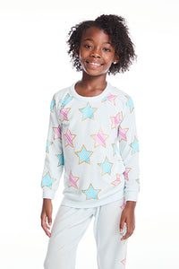 Chaser Sparkle Star Party Pullover