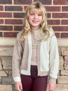 Starry Sky Colorblock Cardigan