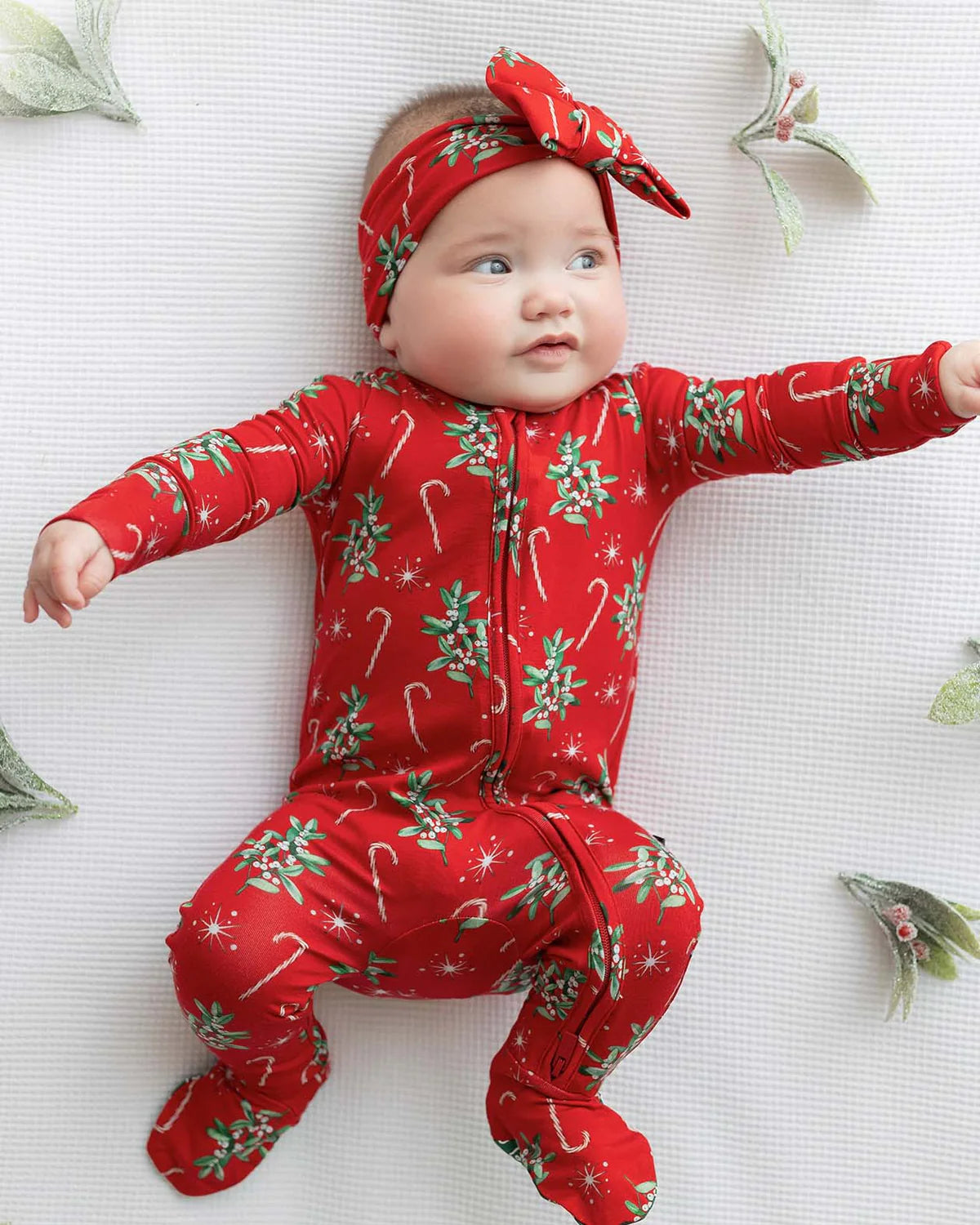 Red Ivy Footie