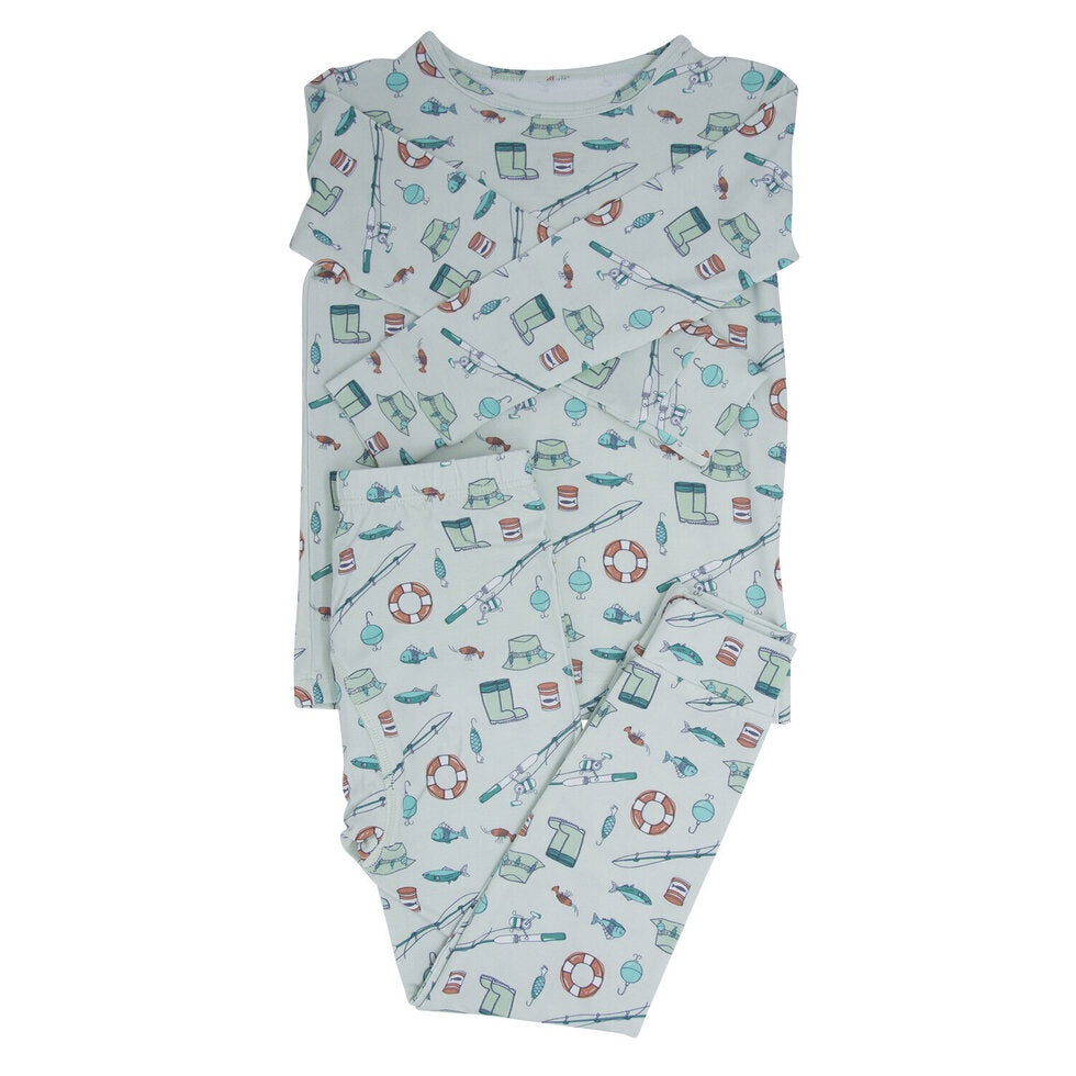 Sweet Bamboo Cast A Line PJ Set