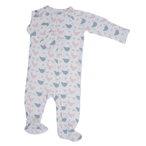 Sweet Bamboo Happy Hens Footie