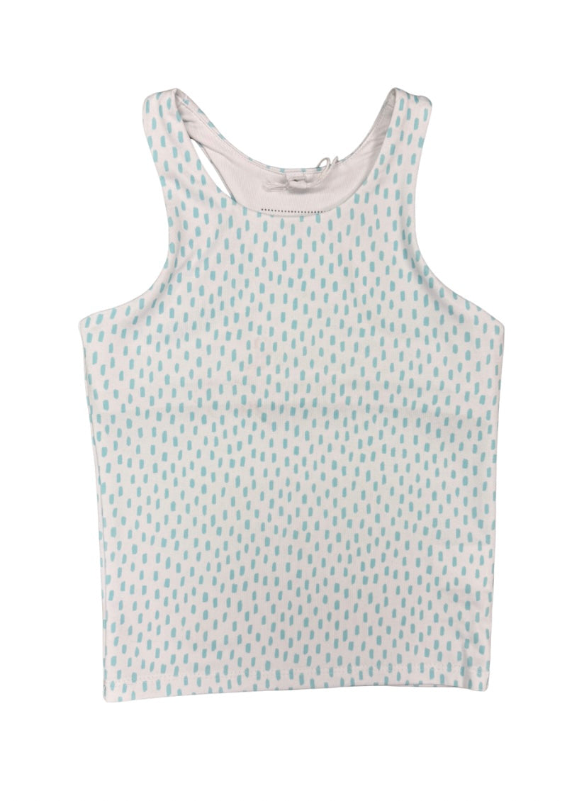 Aqua Dots Athletic Bra Top