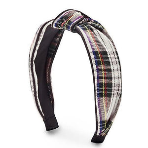 Plaid Knot Headband