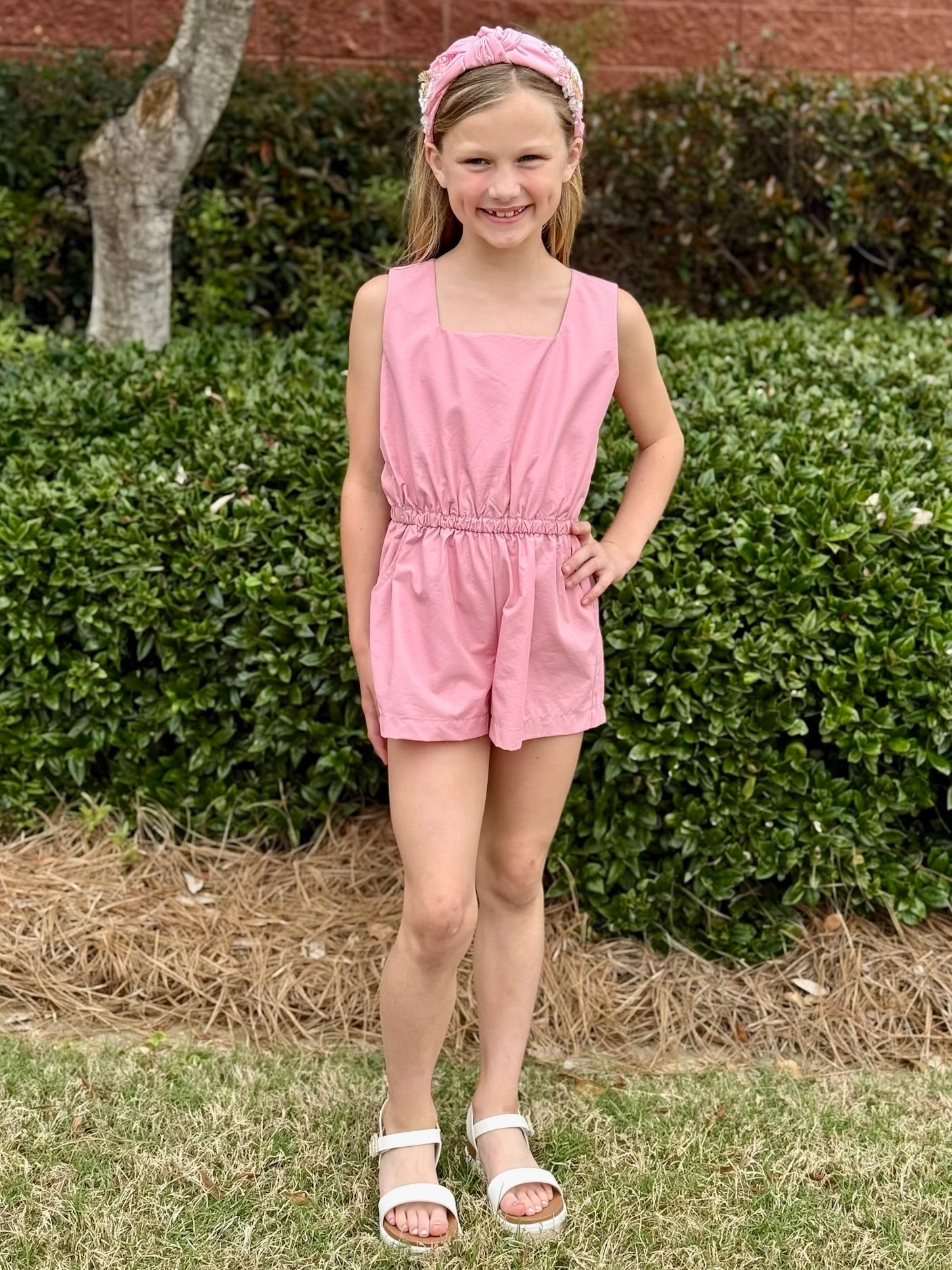 Airy Square Neck Romper