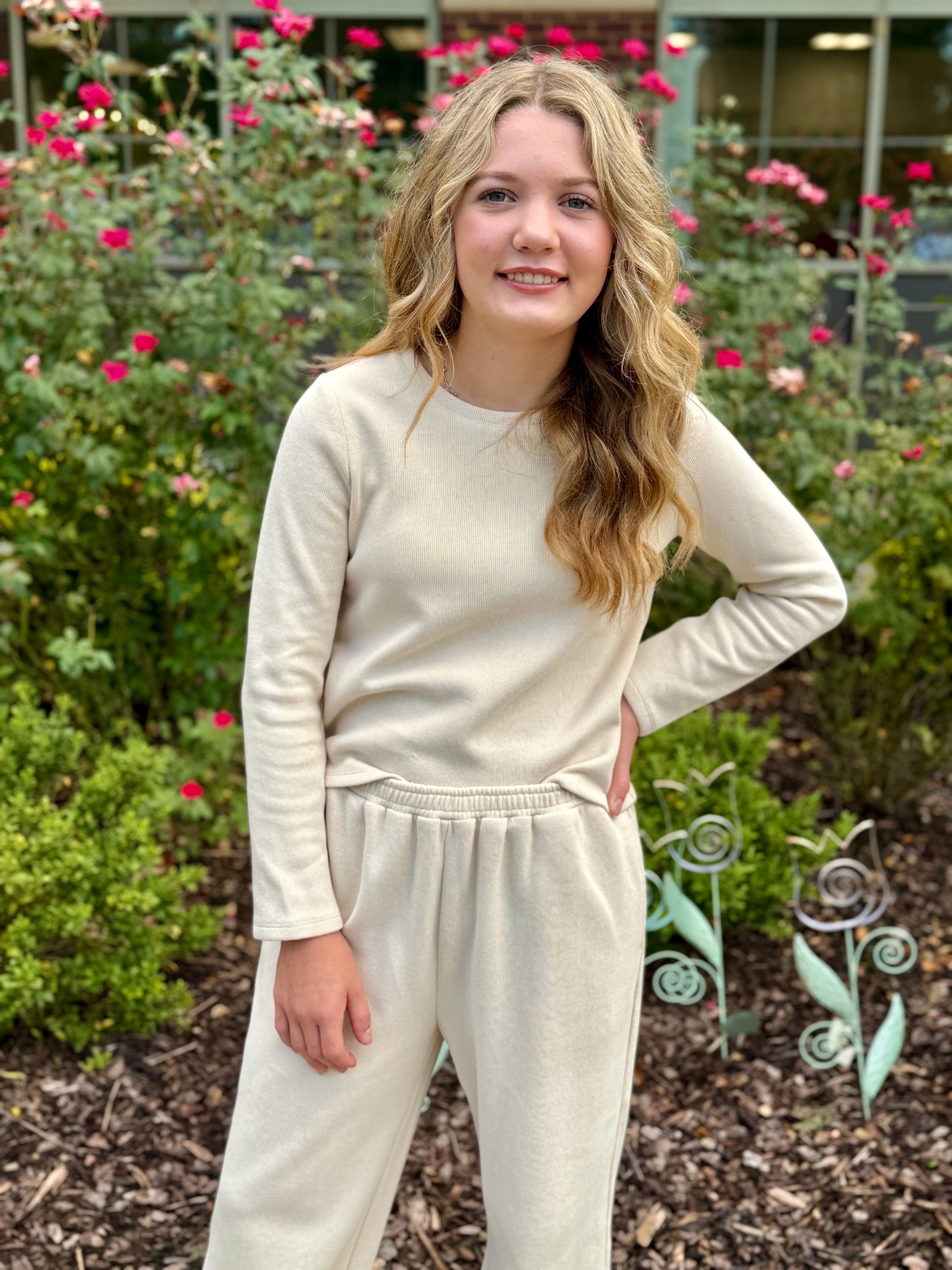 Relaxed Stay Wide Leg Pants