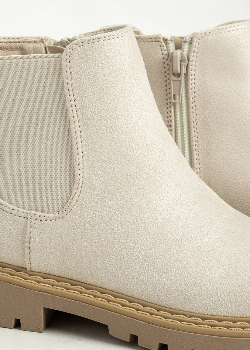 Shu Shop Zophie Light Grey Suede Boots