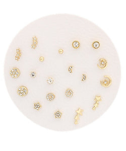 Star Disk Stud Set of 10