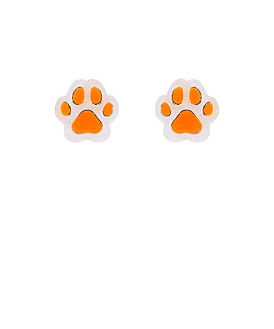 Acrylic Paw Earrings