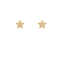 CZ Star Metal Studs