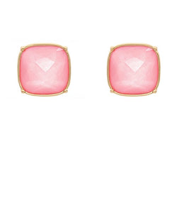 Stone Square Studs