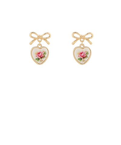 Vintage Rose Earrings