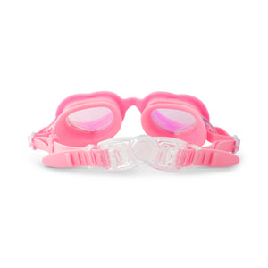 Pink Lace Heart Swim Goggles