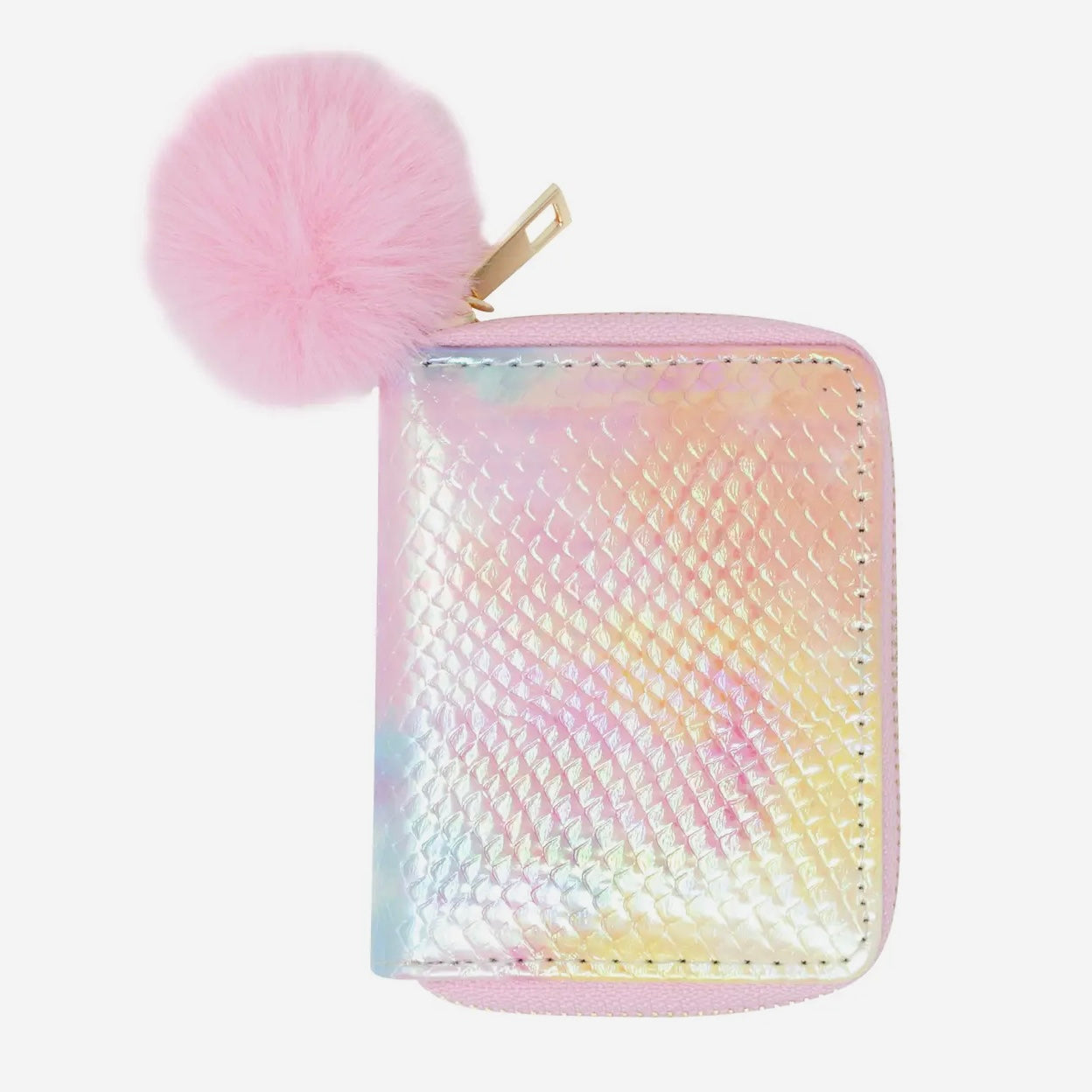 Pink Shiny Mermaid Scale Wallet