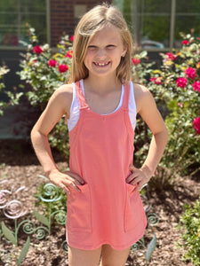 Peach Relaxed Tank Dress
