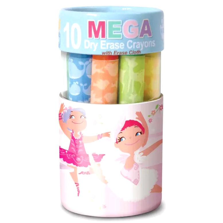 Ballerina Dry Erase Mega Crayons