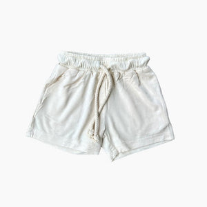 Cream Bamboo Shorts