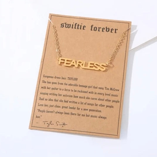 Taylor Swift Fearless Necklace