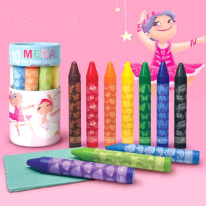 Ballerina Dry Erase Mega Crayons
