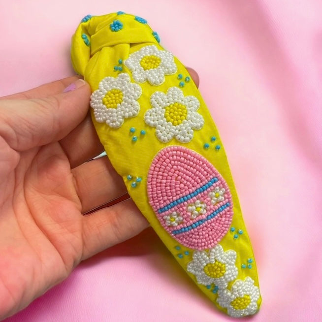 Yellow Easter Daisy Headband