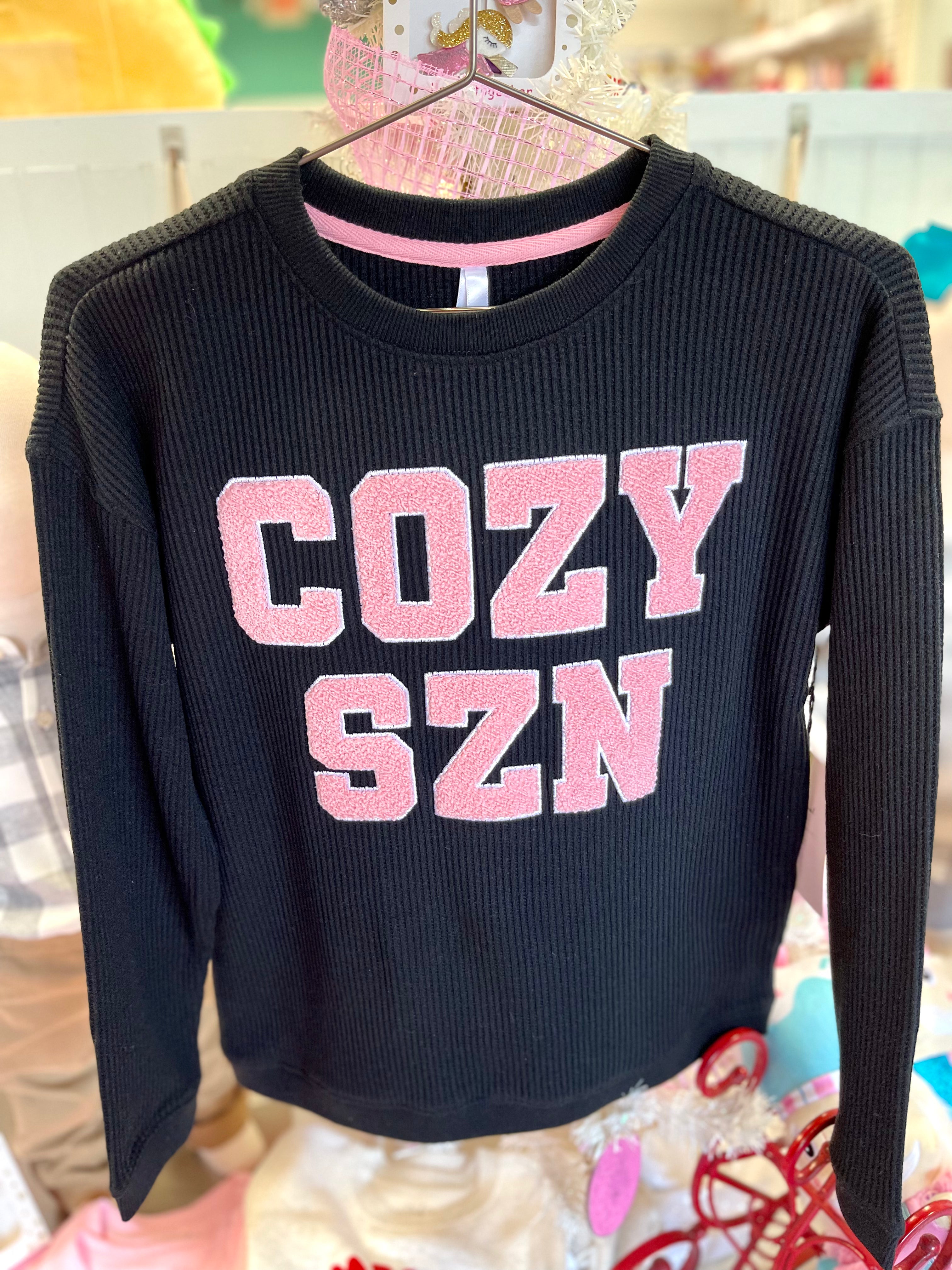 Cozy Season Patch Sweatshirt