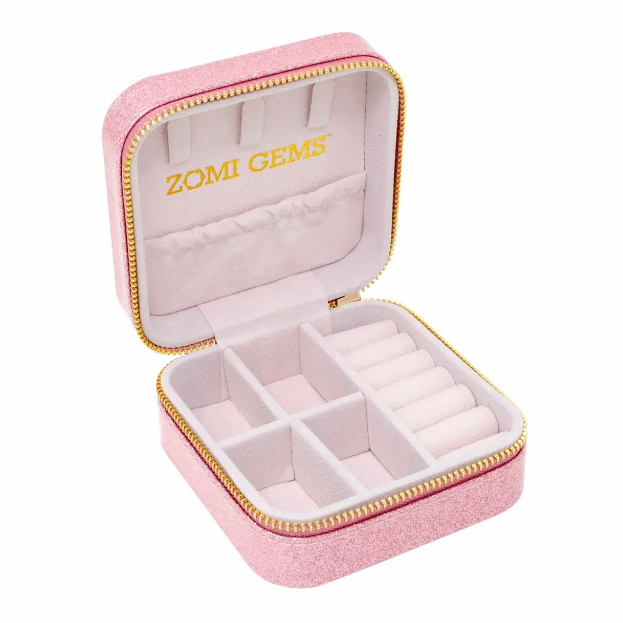 Pink Happy Face Jewelry Box
