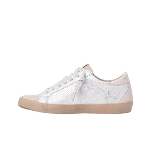 Shu Shop Mia Silver Snake Sneaker
