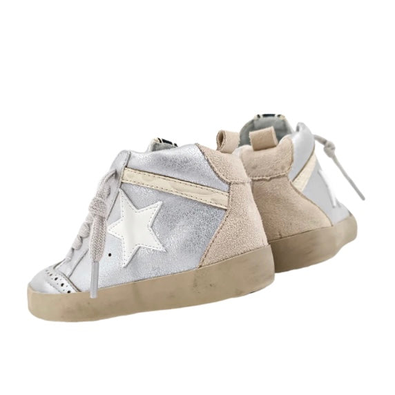 Shu Shop Paulina Silver Toddler Sneakers